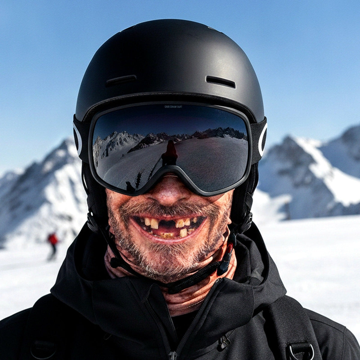 Gappy Gus on the piste: Mug Shift Ski Mask