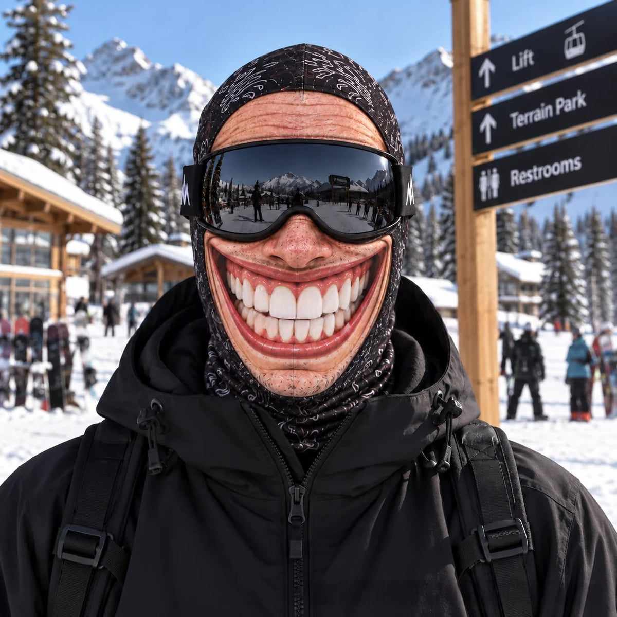 Pearly Pete: Mug Shift Grin Mask