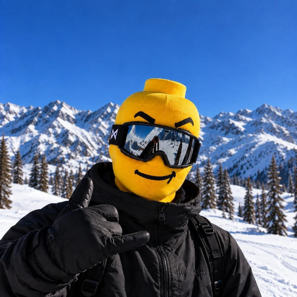 Smug Stan: Mug Shift Yellow Head Mask